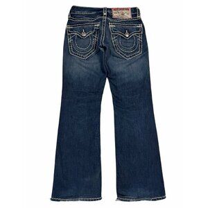 True Religion Billy Super T Dark Wash Bootcut Jeans Made in USA Size 28